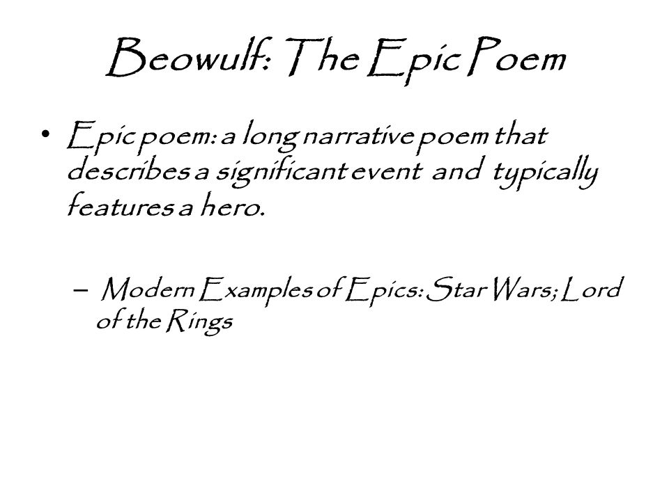 The character of beowulf in the epic anglo saxon poem beowulf